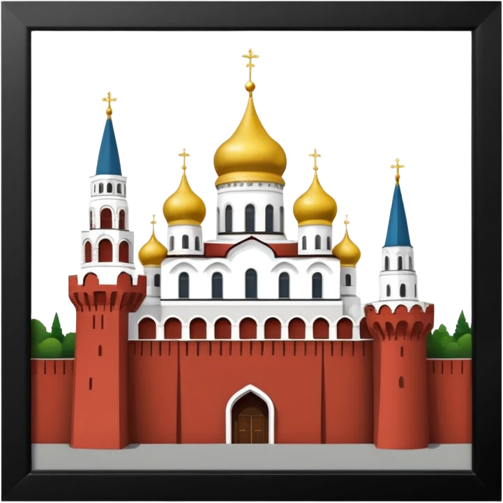 Московский Кремль без фона emoji