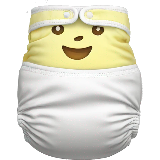 baby diaper emoji
