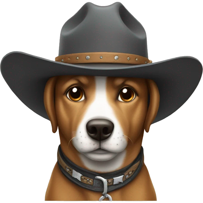 cowboy dog emoji