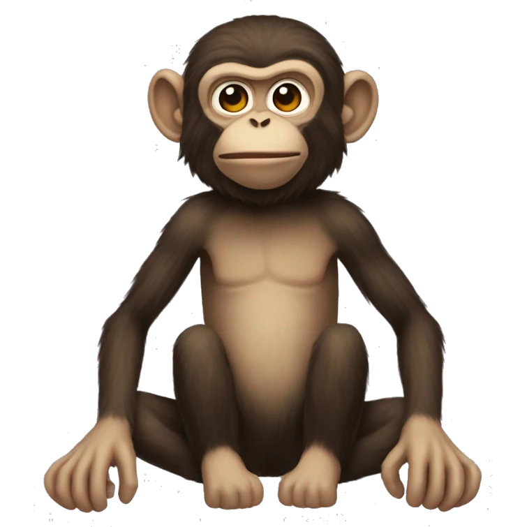 There's a pesky monkey sitting on my soul emoji