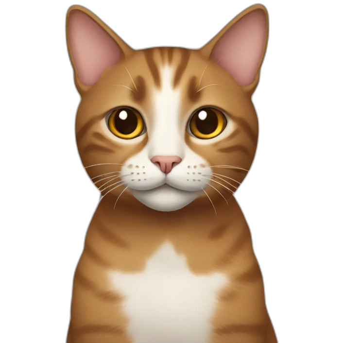 cat brown emoji