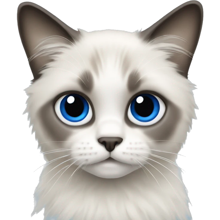 Ragdoll with Blue point  emoji