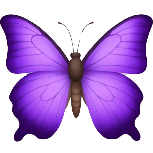 Borboleta roxa emoji