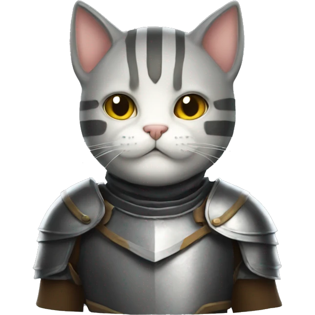 Cat knight emoji