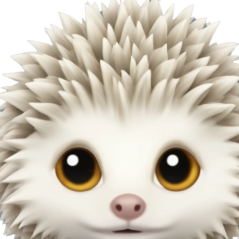 White african Pygmy Hedgehog  emoji