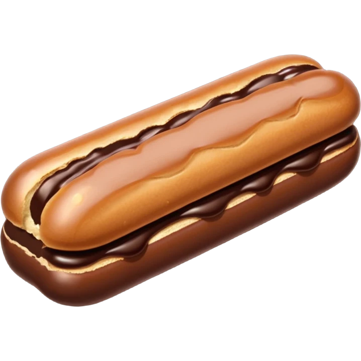éclair au chocolat emoji