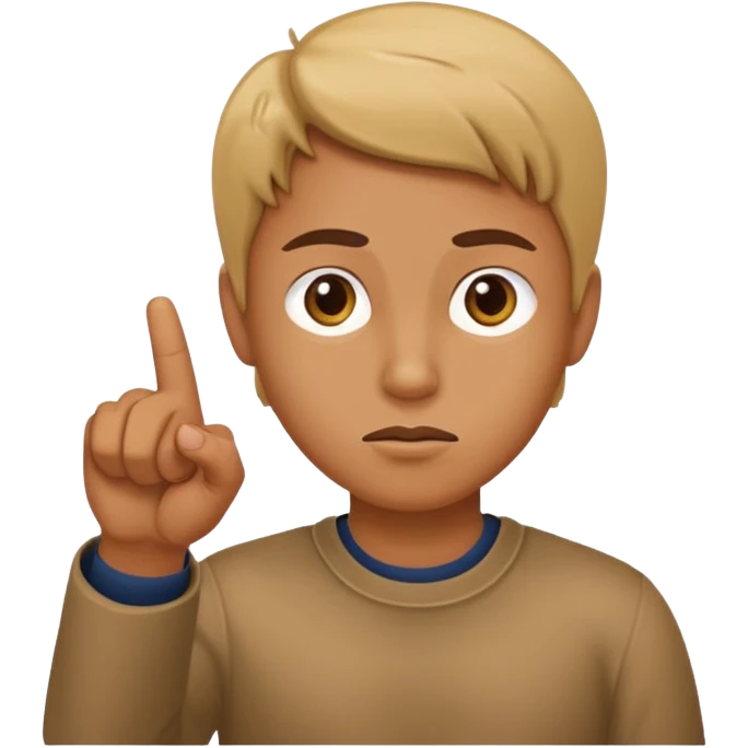 a face and hand emoji pointing to question and answer emoji