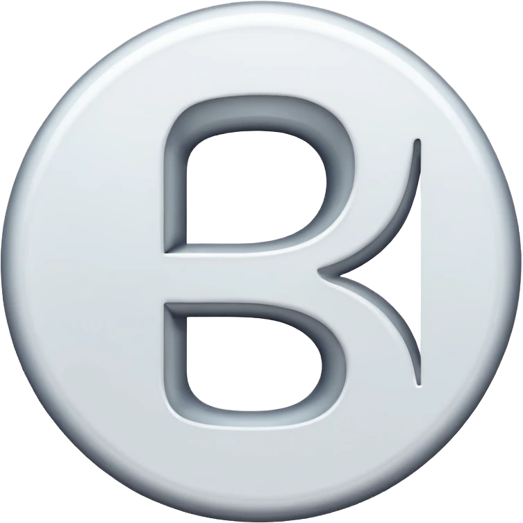 Generate the letter R with a white background in emoji form. emoji