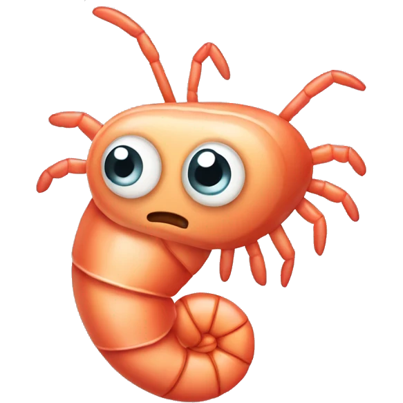 shrimp shrugging emoji