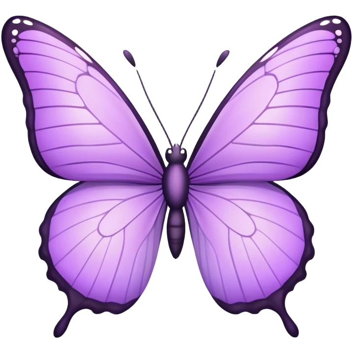 Light purple butterfly  emoji