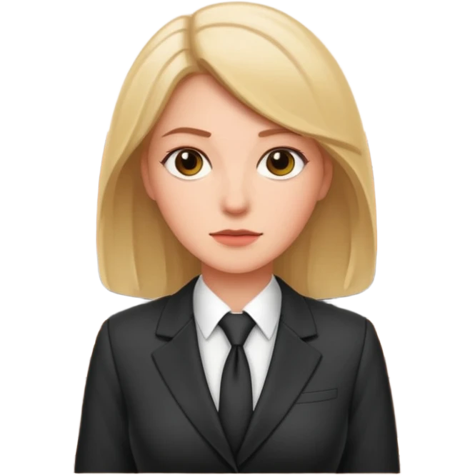 court white woman emoji