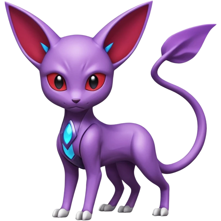 Miraidon-Genesect-Espeon-Mewtwo-Fakémon-hybrid-creature (full body)  emoji