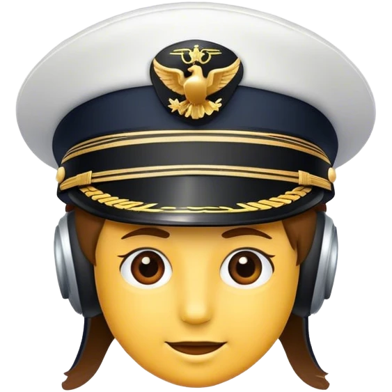 pilot hat emoji