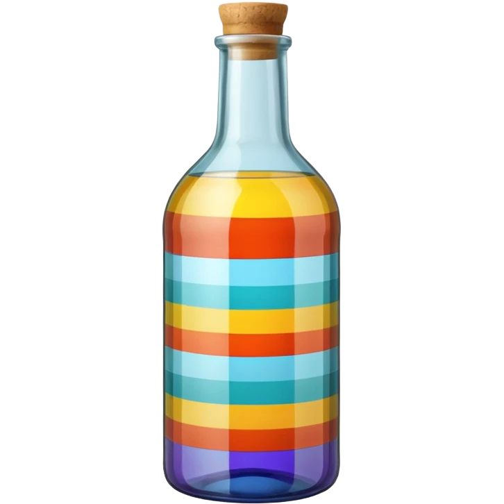 striped bottle emoji