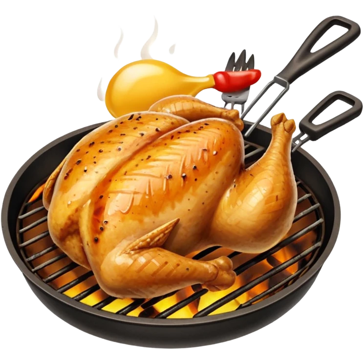 grilled chicken emoji