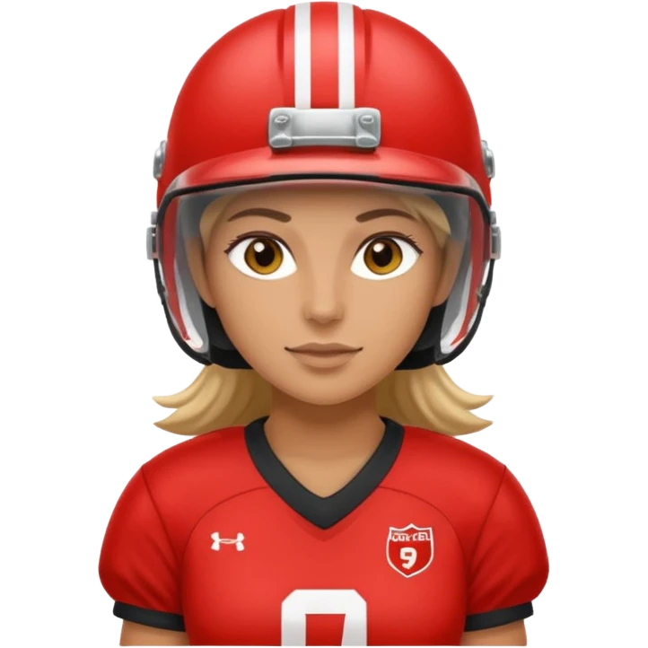 Football Players, Female player emoji