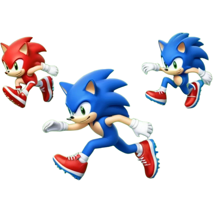 Football field let’s play sonic emoji