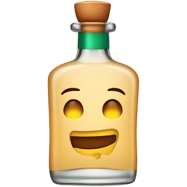 Tequila bottle emoji