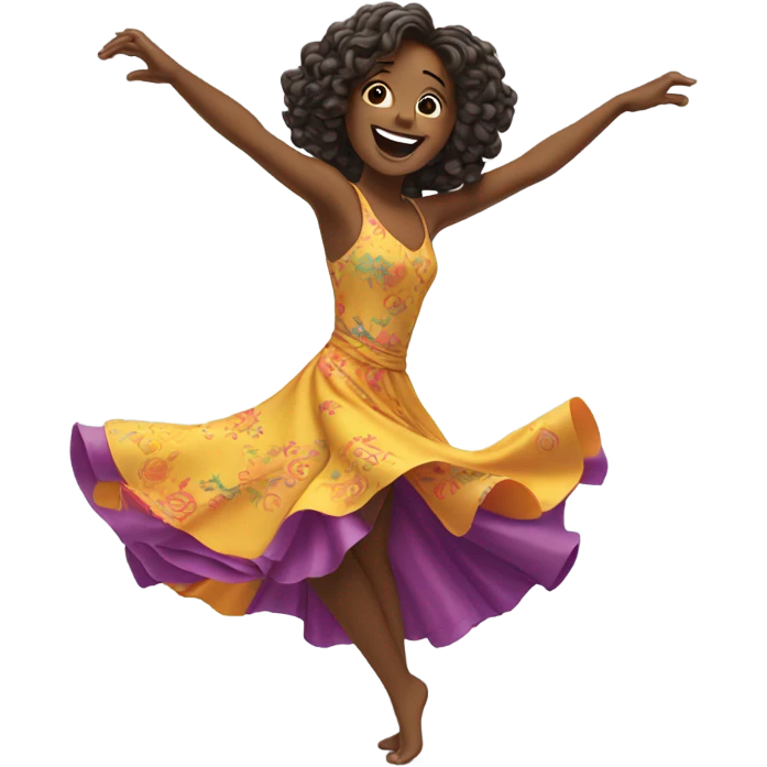 Girl dancing  emoji