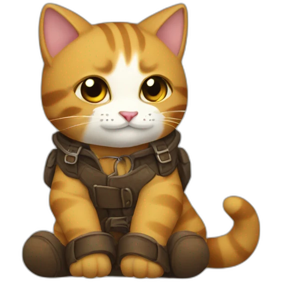 Gato con botas emoji