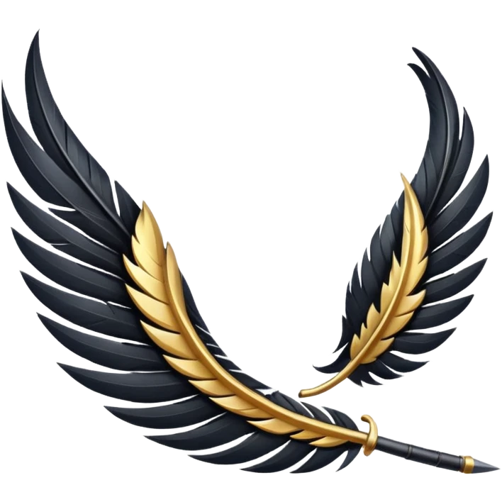 black wing only emoji