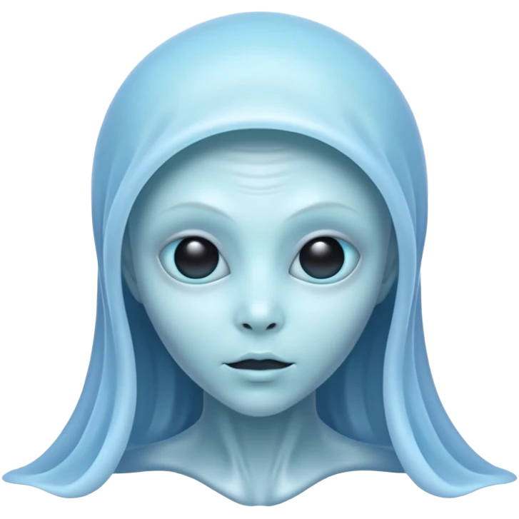Alien ghost emoji