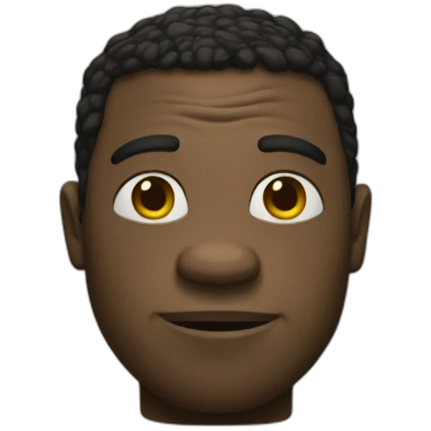 Black shrek emoji