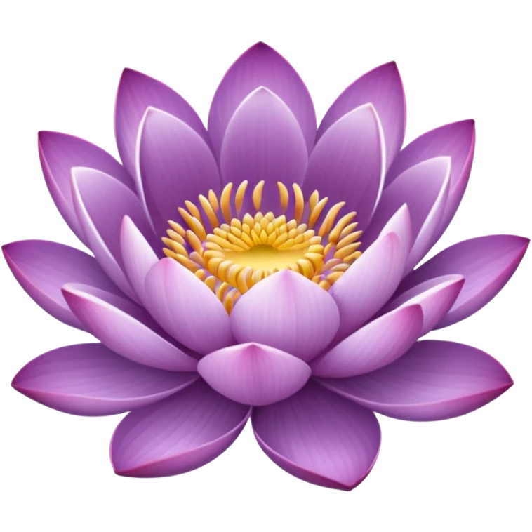 Lilac lotus emoji