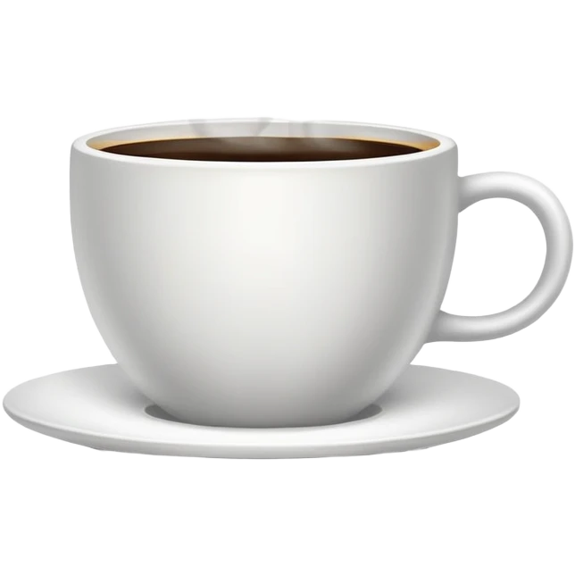 coffee cup with steam emoji