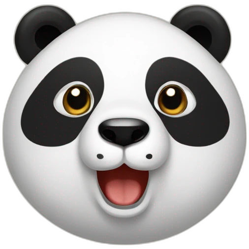 panda doight d'honneurs emoji