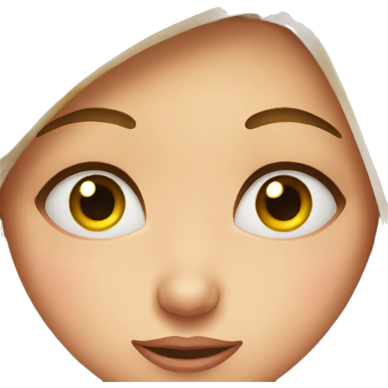 Girl rolling eyes emoji