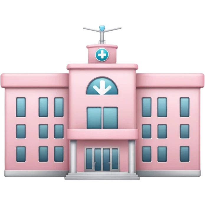 cute hospital light pink emoji