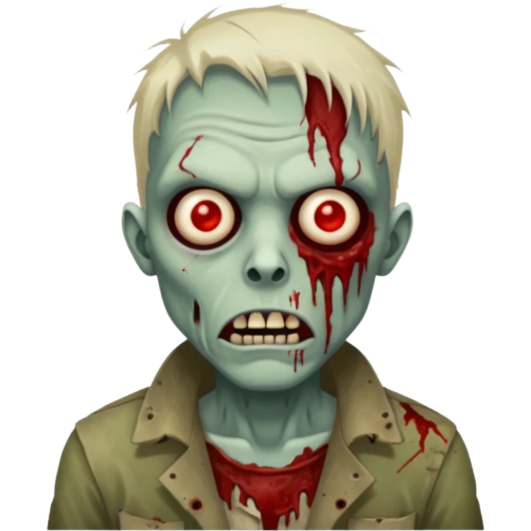 mad zombie emoji