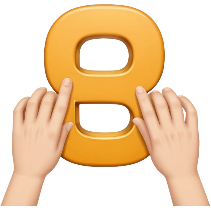 Iz roke mora sestavljati črko S emoji