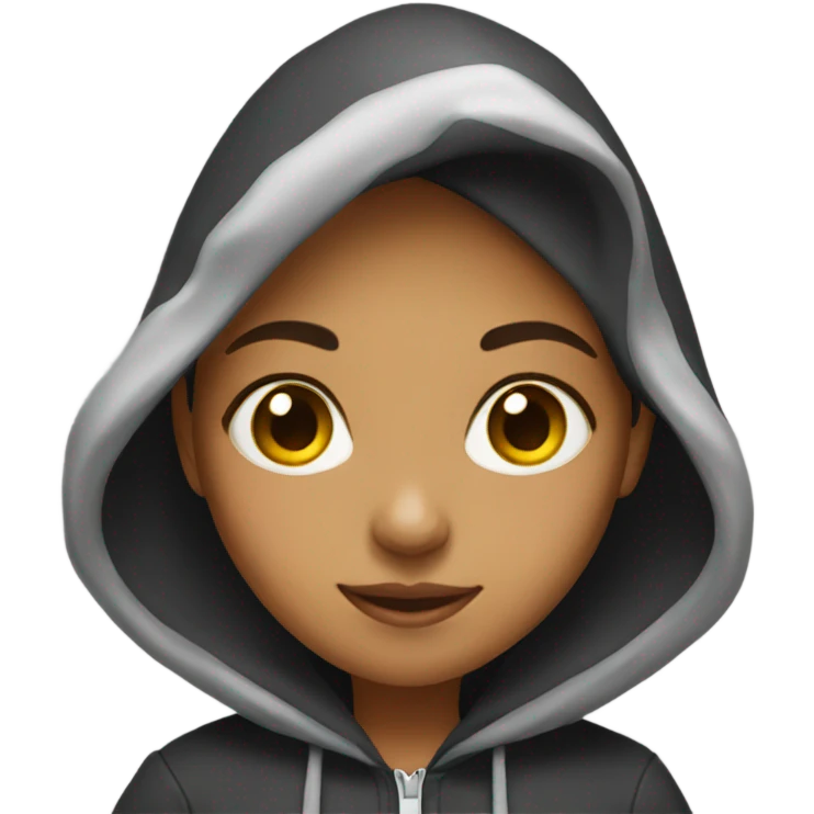 girl in the hood  emoji