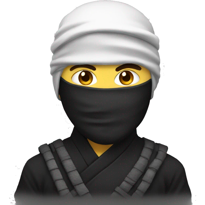 white ninja emoji