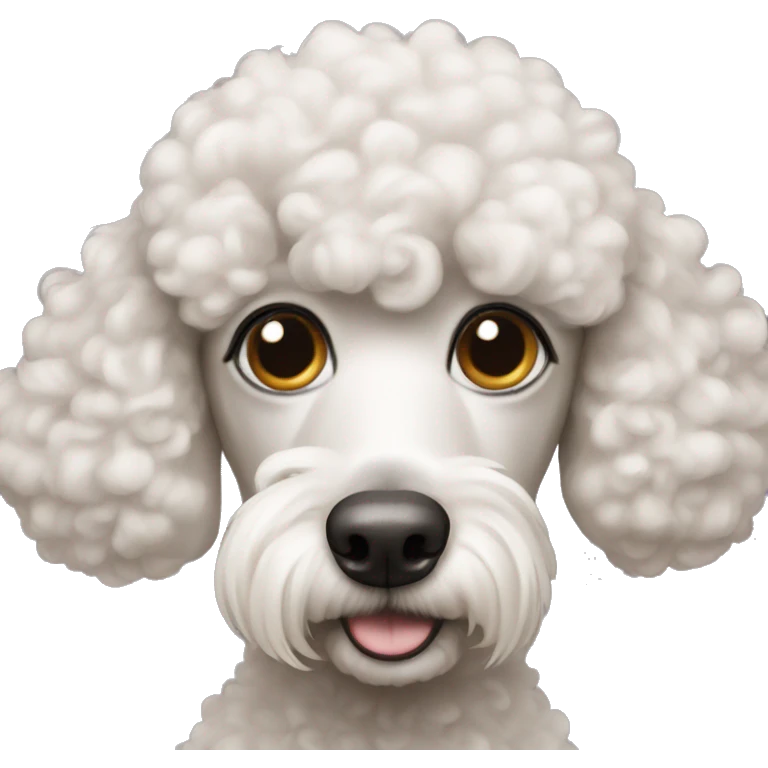 Poodle with only one eye  emoji