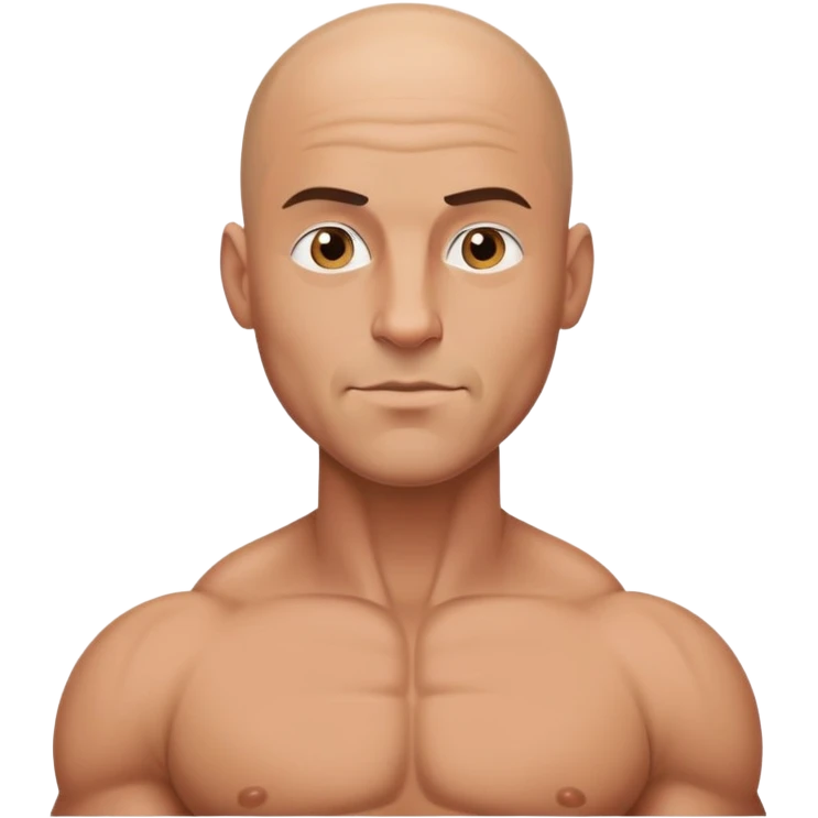 Sexy bald husband emoji