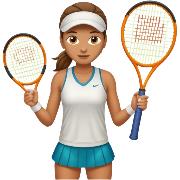 female tennis player emoji