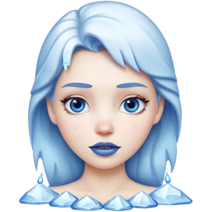 Frozen person  emoji