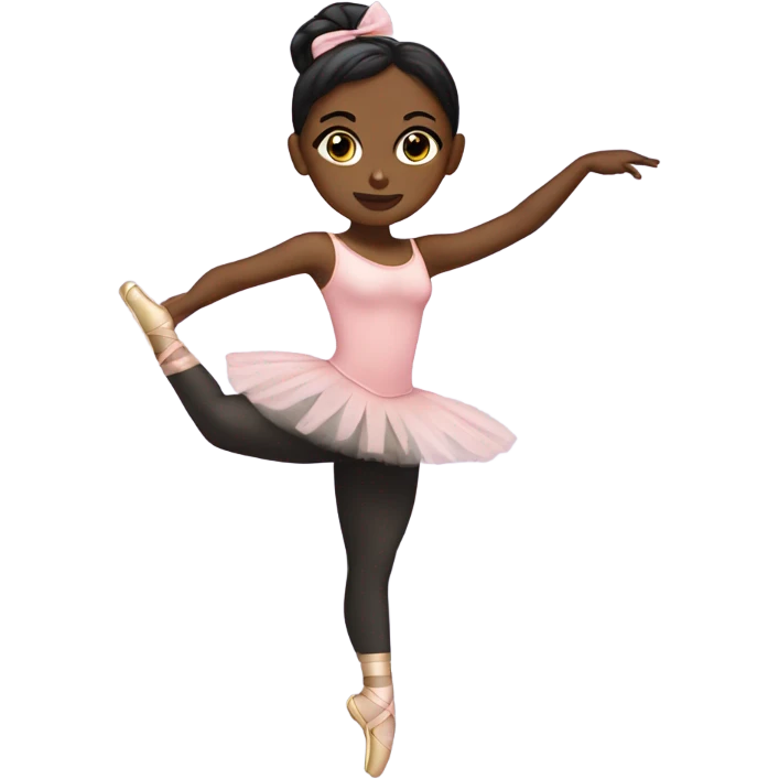 Black ballerina emoji