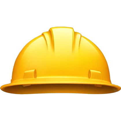 Construction hat emoji