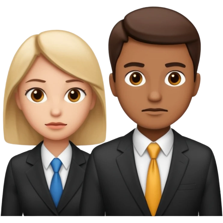 Can you draw these as normal people and not as doctors!!!! They need to have some concern on their face. They need to consider two product options. emoji