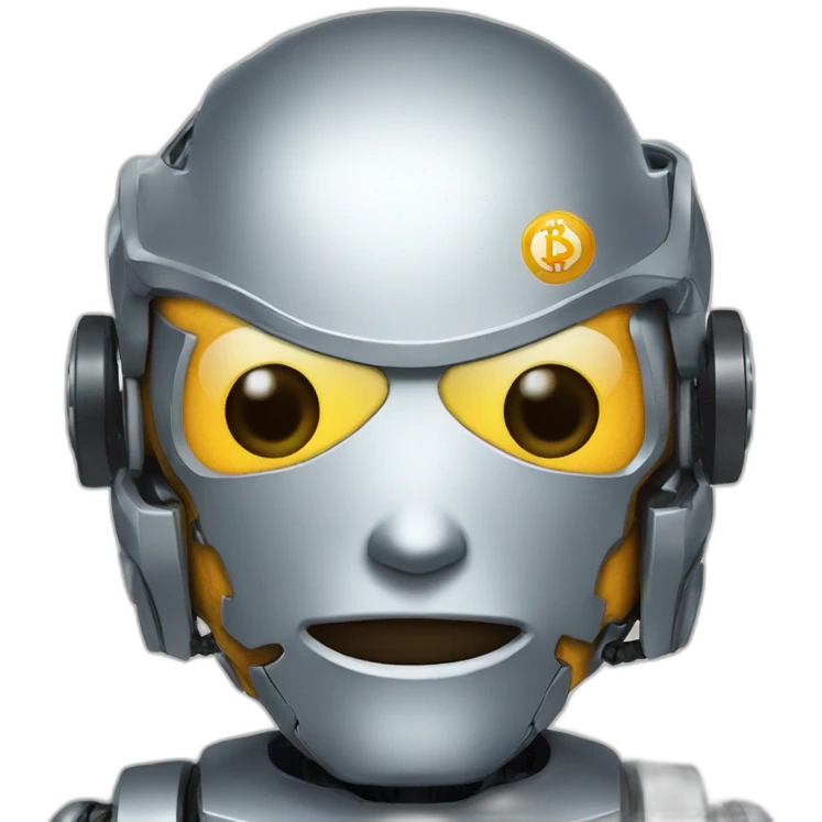 bitcoin robot milioner emoji