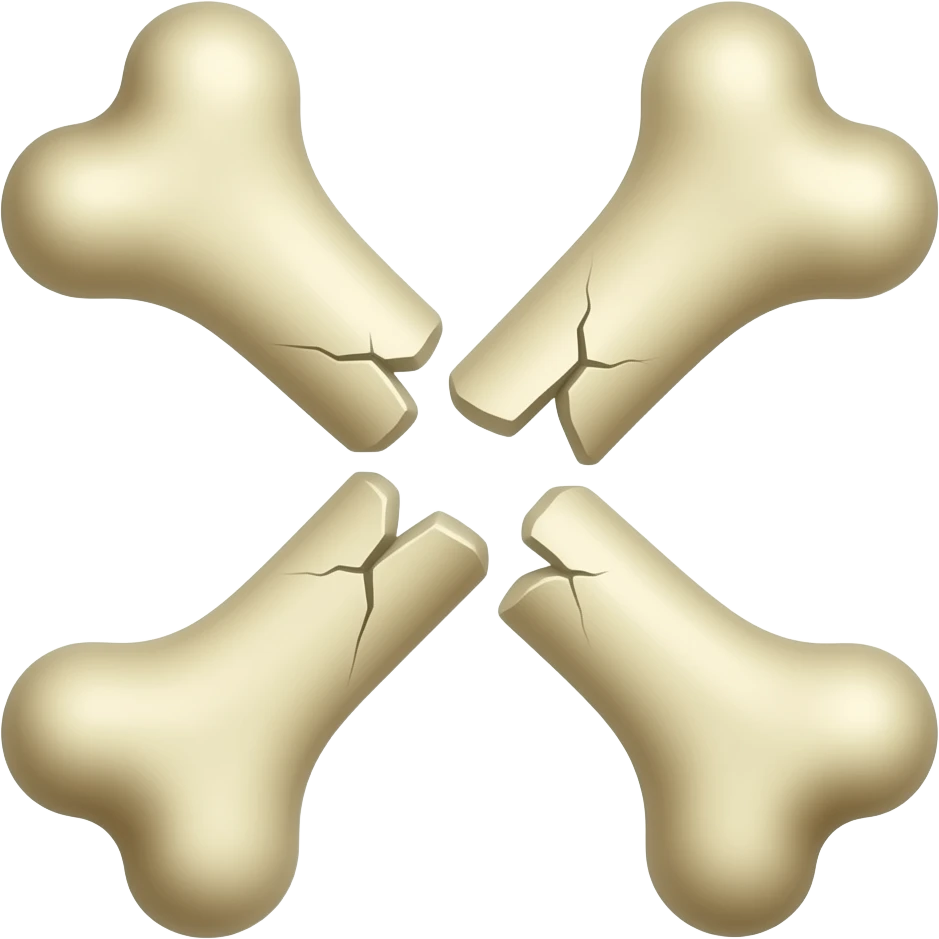 Fracture emoji