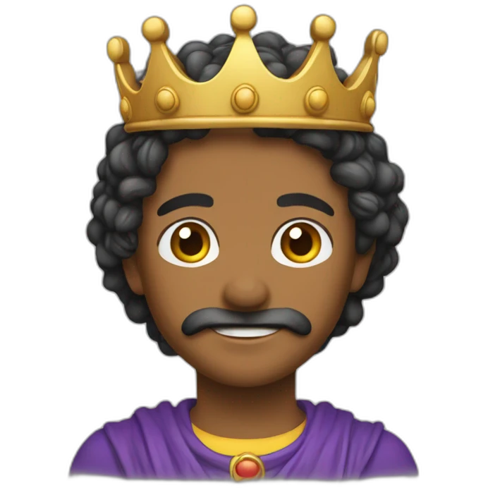coroa segurando lança emoji