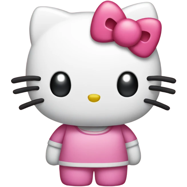 Hello kitty being annoyed  emoji