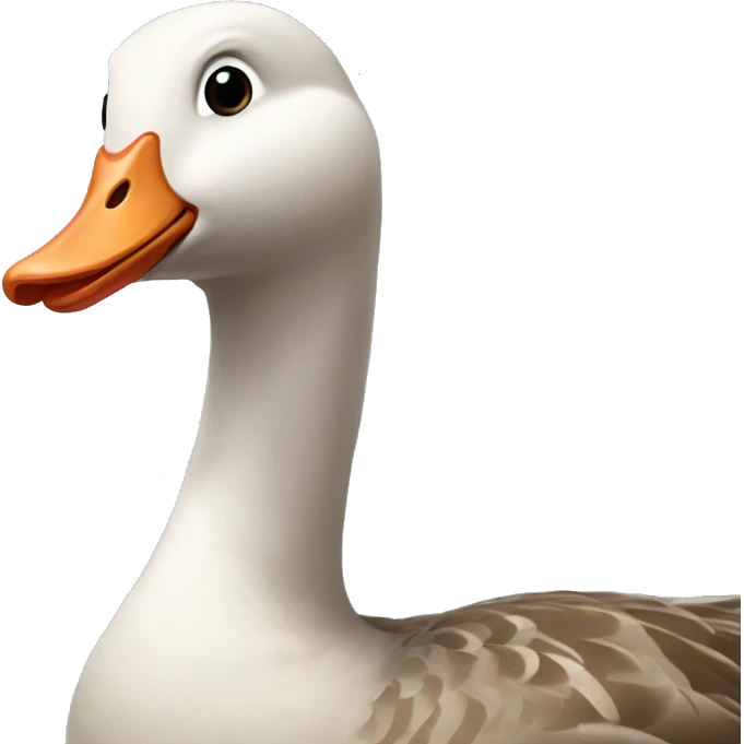 Happy goose emoji