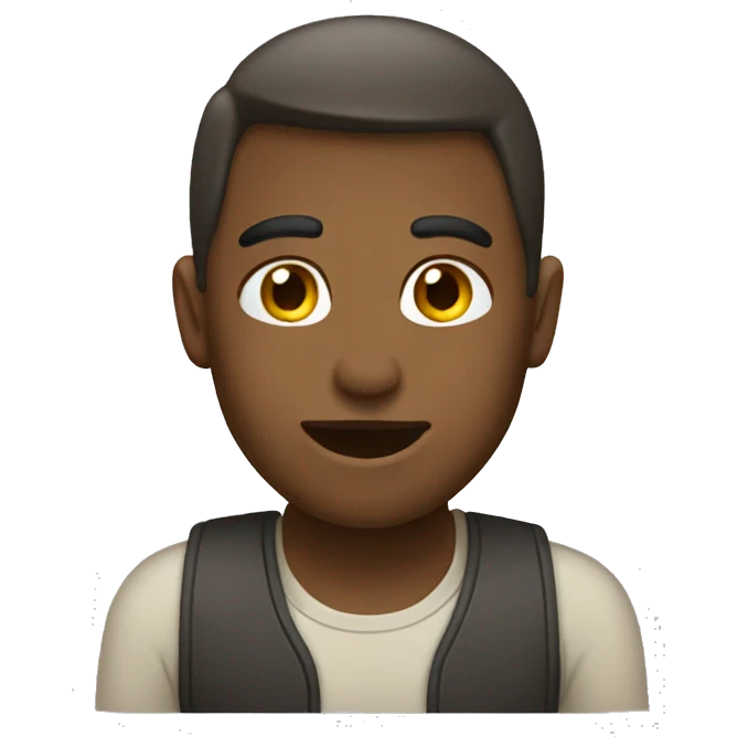 Neutral hear emoji  emoji