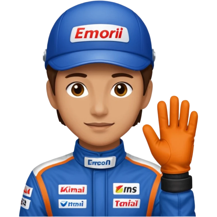  Race Driver with Gloves emoji